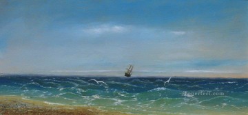  iv obras - Navegando en el mar 1884 Romántico Ivan Aivazovsky ruso